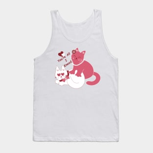 Purrfect Valentine Cats Tank Top